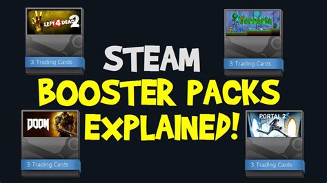 steam how to get trading cards|what do booster packs on steam.